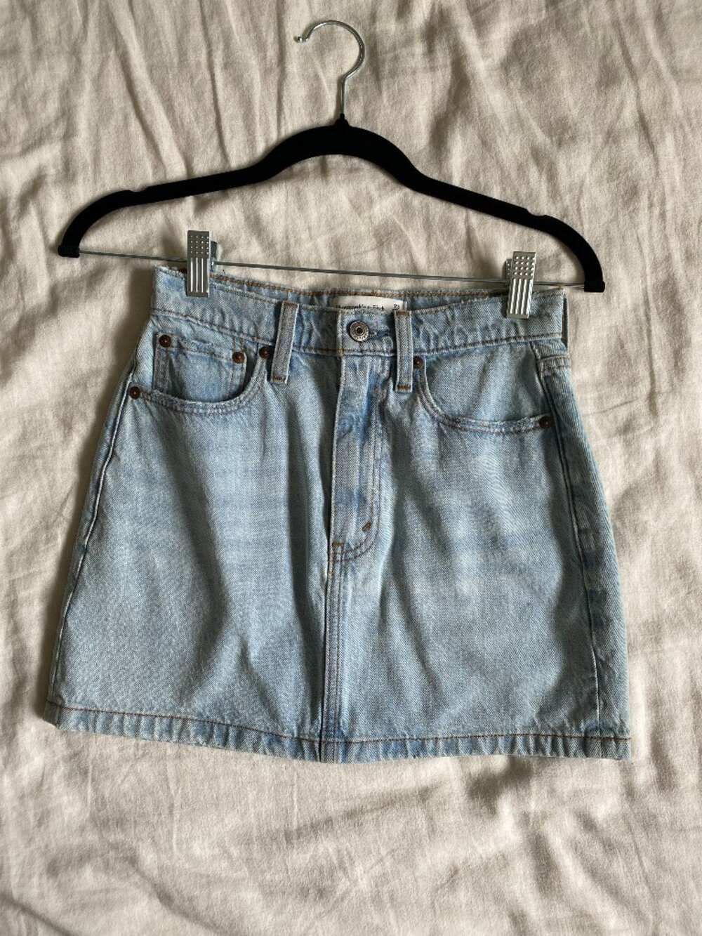 Abercrombie mini jeans skirt